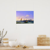 Aivazovsky - Reval 1845 ポスター (キッチン)