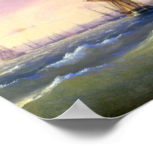 Aivazovsky - Reval 1845 ポスター (角)