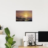 Aivazovsky - The第九Wave 1850 ポスター (ホームオフィス)