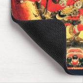 Aizen 14世紀な仏教のMyooの絵画 マウスパッド (コーナー)