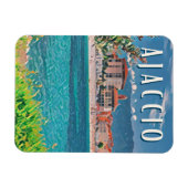 Ajaccioフォトヴィンテージ マグネット (横)