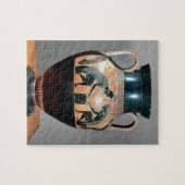 Ajaxおよびアキレスを描写する黒姿のアンフォラ ジグソーパズル (横)