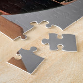 Ajaxおよびアキレスを描写する黒姿のアンフォラ ジグソーパズル (側面)