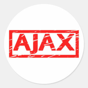 Ajaxのスタンプ ラウンドシール