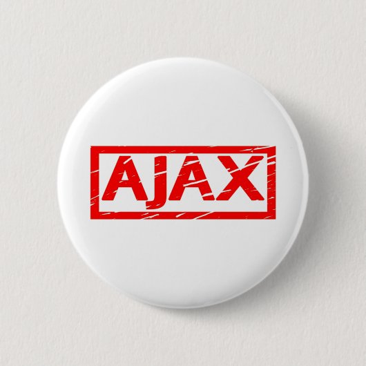 Ajaxのスタンプ 缶バッジ (正面)