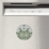 AJAY ~ White and Green ~ Stunning Design  Magnet マグネット (インサイチュ (食洗機))