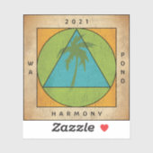 AJF Convention 2021 3x3ステッカー シール (シート)