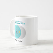 AJLの2020年デジタル会議マグ コーヒーマグカップ (正面左)