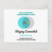 AJLデジタル会議2020はがき ポストカード (正面)
