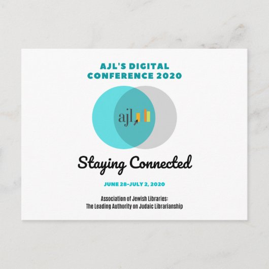 AJLデジタル会議2020はがき ポストカード (正面)
