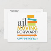 AJL 2021会議はがき。 ポストカード (正面/裏面)