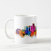 Ajman UAE Skyline コーヒーマグカップ (左)