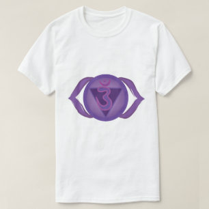 AjnaまたはサードアイチャクラメンズTシャツ Tシャツ
