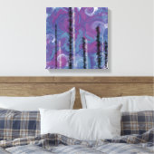 AJOのクリスタルタワーズ抽象芸術 キャンバスプリント (インサイチュ (寝室))