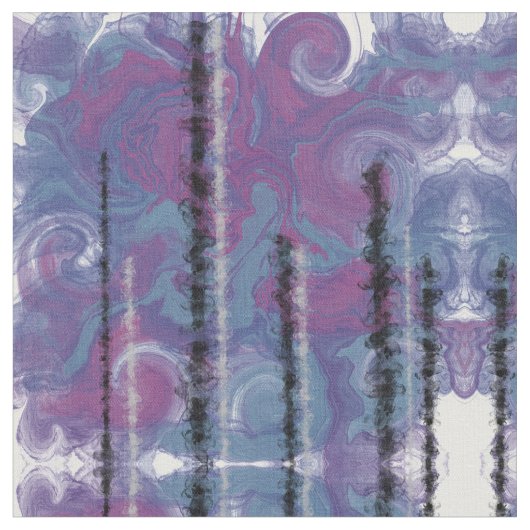 AJOのクリスタルタワーズ抽象芸術 ファブリック (クローズアップ)