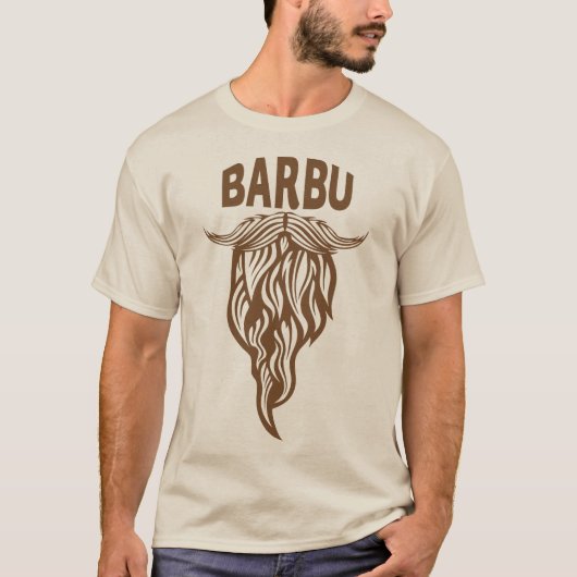 ajouter_texte_barbu_barbe_famille_510 tシャツ (正面)