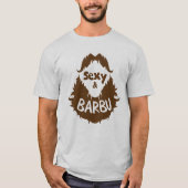 ajouter_texte_citation_sexy_et_barbu_barbe_famille tシャツ (正面)
