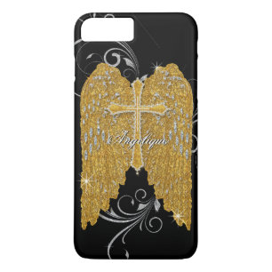 AJR-GS-3-angels-wings-BLK.jpg iPhone 8 Plus/7 Plusケース