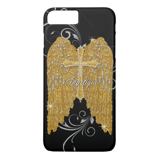 AJR-GS-3-angels-wings-BLK.jpg Case-Mate iPhoneケース (裏面)