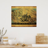 AJSオートバイオブイングランド ポスター (キッチン)