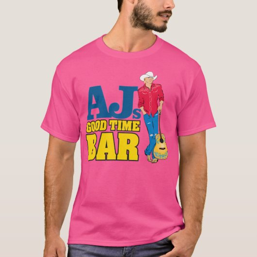 Ajsグッドタイムバーギター Tシャツ (正面)