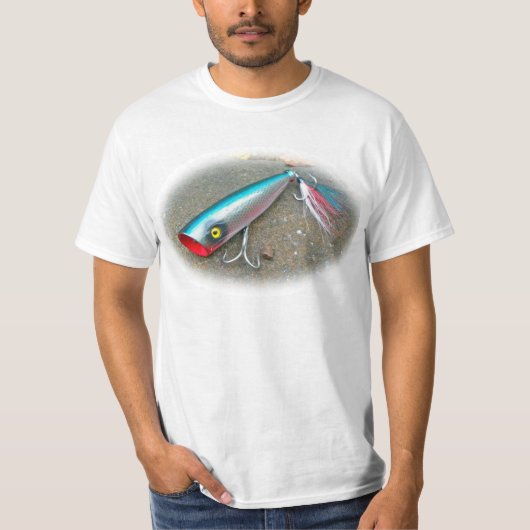 AJS 塩水用ポッパー ルアー 青いドラゴン 商品 Tシャツ (正面)