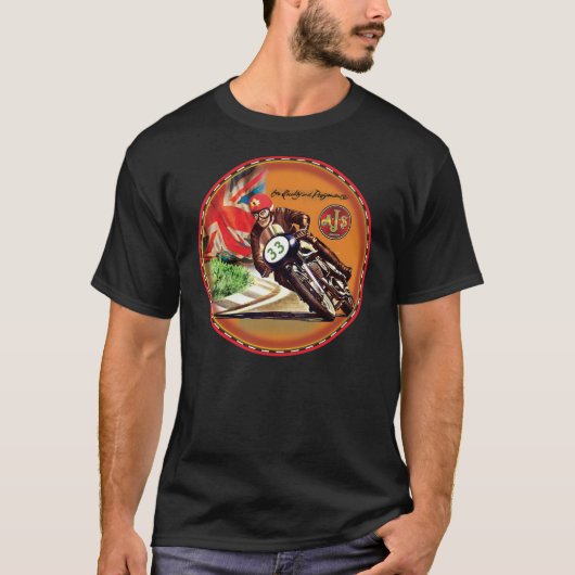 Ajs Motorcycle of England Tシャツ (正面)
