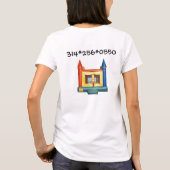 AJumpin、Bouncin、Flippinグッドタイム Tシャツ (裏面)
