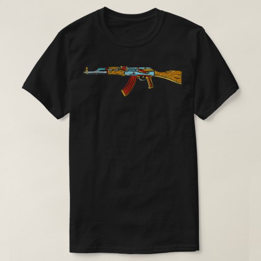 AK47 SOVI8ヴィンテージプロパガンダ Tシャツ (デザイン正面)