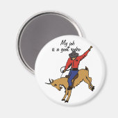 AK – ヤギのロデオ磁石 マグネット (正面/裏面)