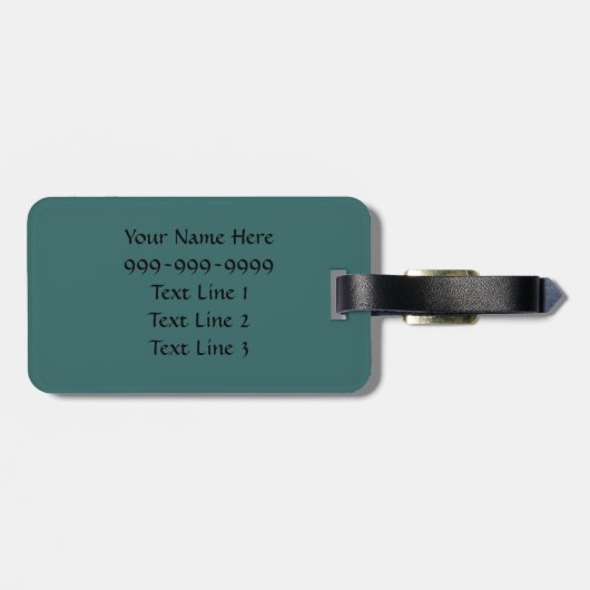 AK-素晴らしいビーグル犬の荷物のラベル ラゲッジタグ (裏面横)