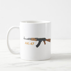 AK-47アサルトライフル コーヒーマグカップ
