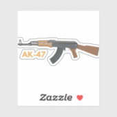 AK-47アサルトライフル シール (シート)