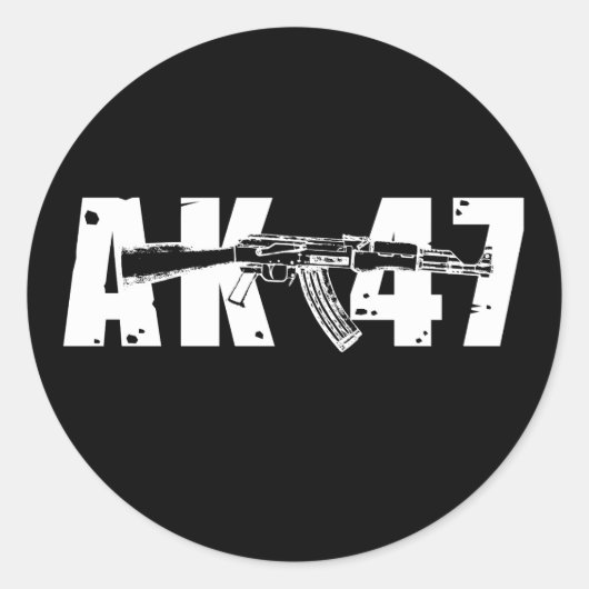AK-47カラシニコフ銃の権利 ラウンドシール (正面)