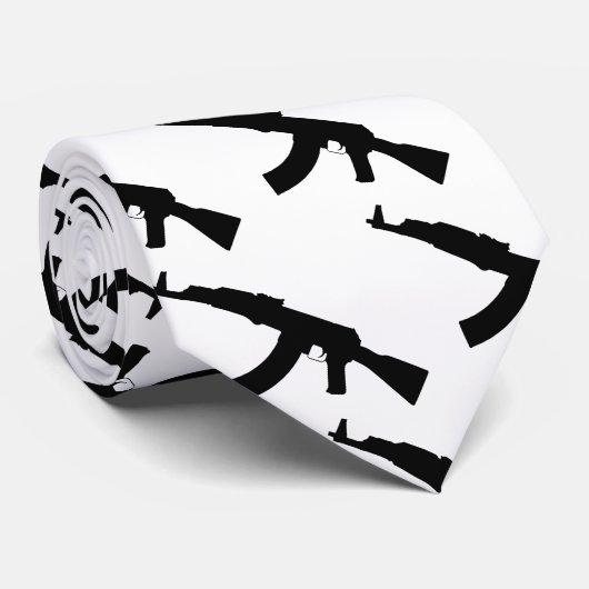 Ak 47シルエット ネクタイ (ロール)