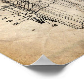 Ak-47ボルト係止特許ポスター ポスター (角)