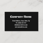 AK-47銃器 名刺 (裏面)