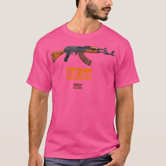 Ak 47銃 tシャツ (正面)