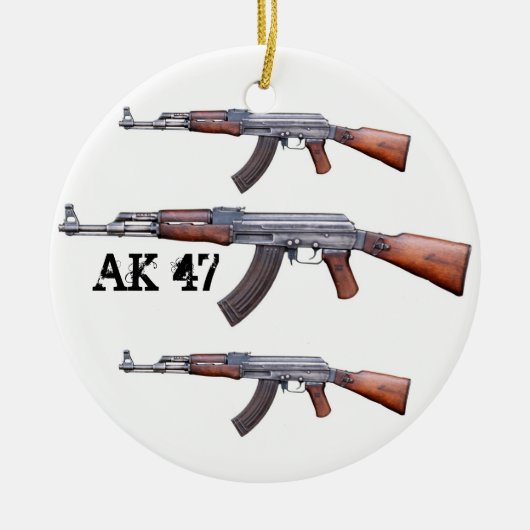 AK-47 セラミックオーナメント (正面)