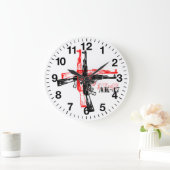 AK 47 ラージ壁時計 (ホーム)