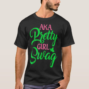 AKAガールかわいらしスワッグソロリティAKAパラファナリアソ Tシャツ