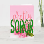 AKAピンインスパイアク&グリーンソかわいらしラー カード (正面)