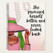 AKAプランナー、アフやる気を起こさせるリカ系アメリカプランナー プランナー手帳 (正面)