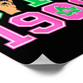 Aka Women hand深刻なJ15創業者の日1.9 ポスター (角)