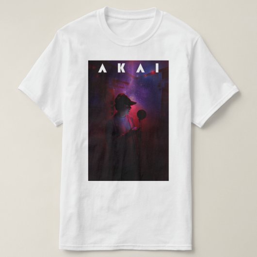 AkaiのTシャツ Tシャツ (デザイン正面)
