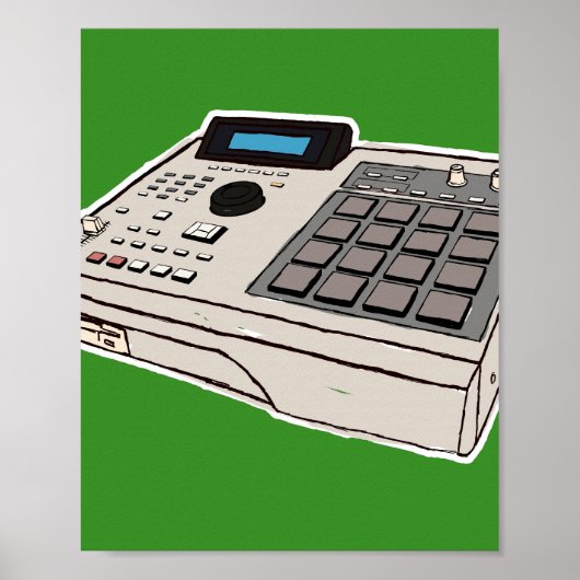 AKAI MPC 2000 ポスター (正面)