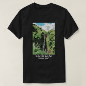 Akaka Falls Hawaii Waterfall Tropical Landscape  Tシャツ (デザイン正面)