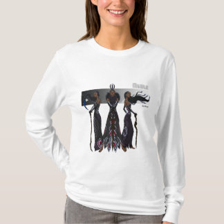 Akala Ajeの女王001A Tシャツ