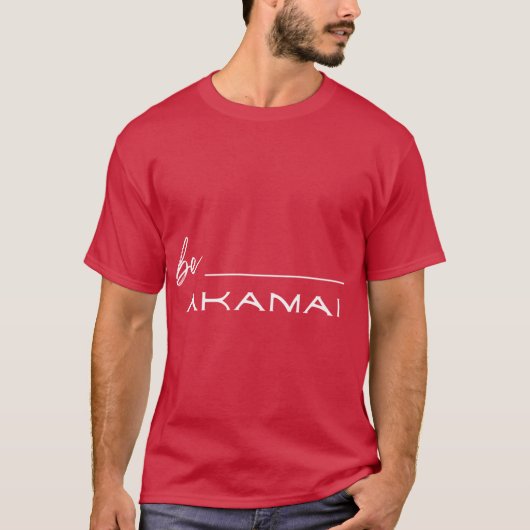 Akamaiでいこう オーバーサイズ tシャツ (正面)