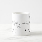 Akashペプチド名mug コーヒーマグカップ (中央)